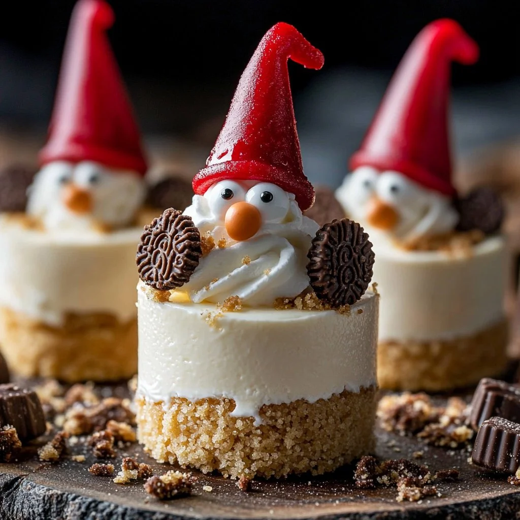 Gnome Mini Cheesecakes