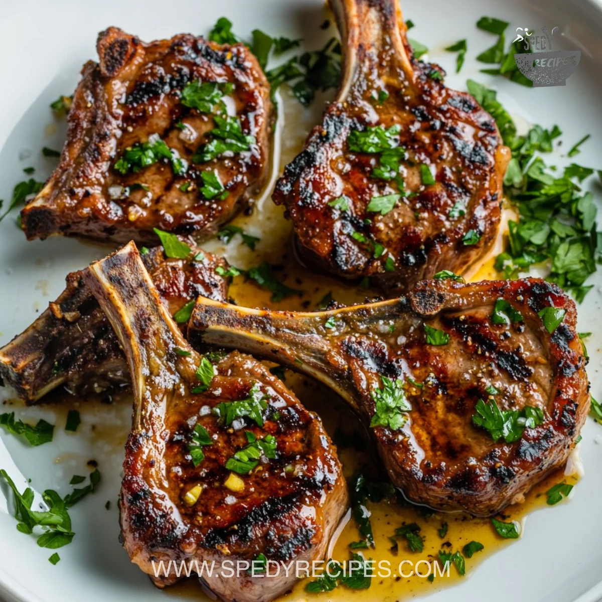 Honey Garlic Lamb Chops