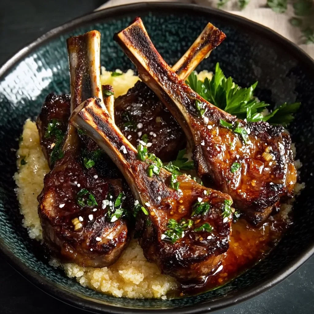 Honey Garlic Lamb Chops