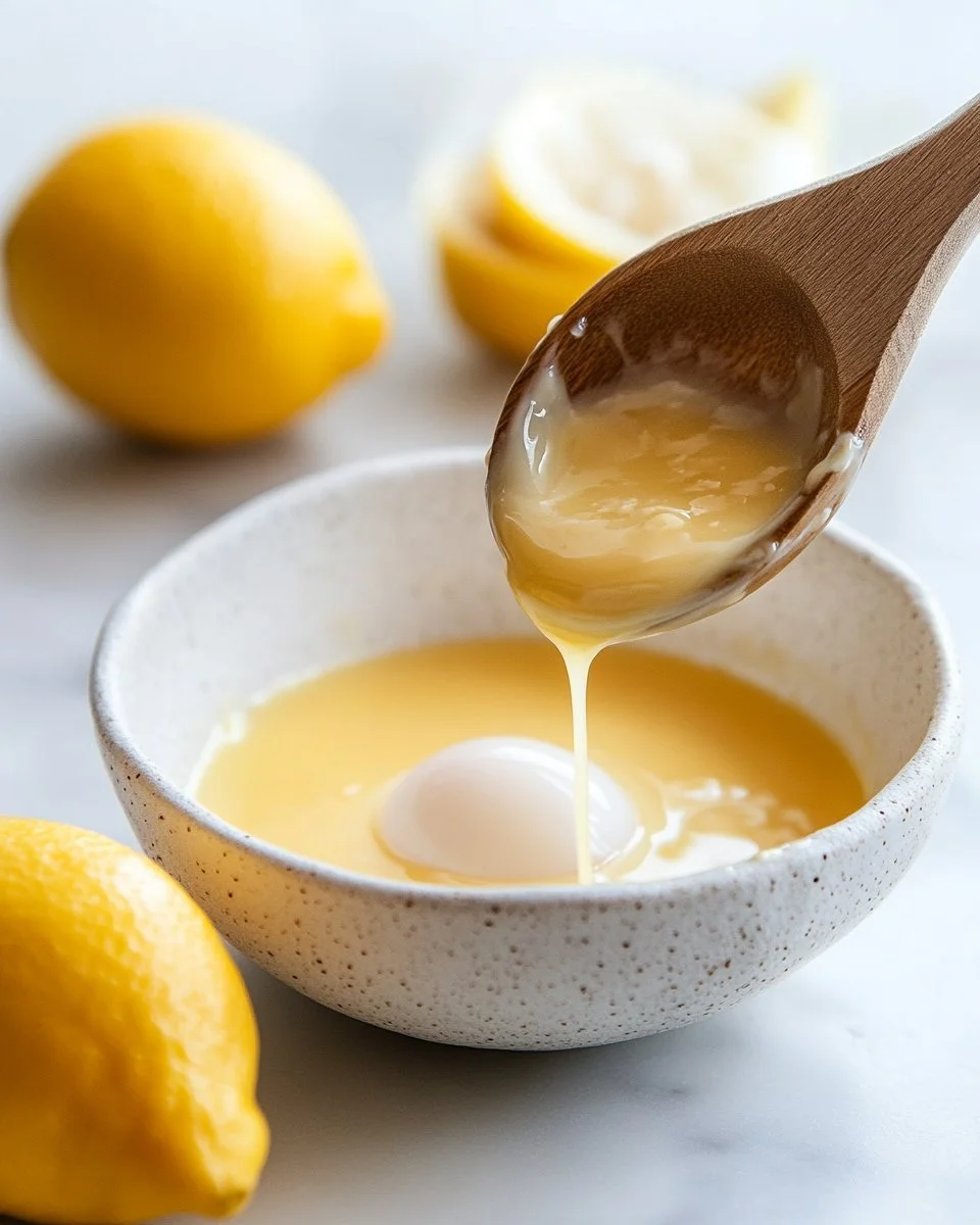 Homemade mayonnaise in a jar and a whisk on a kitchen counter