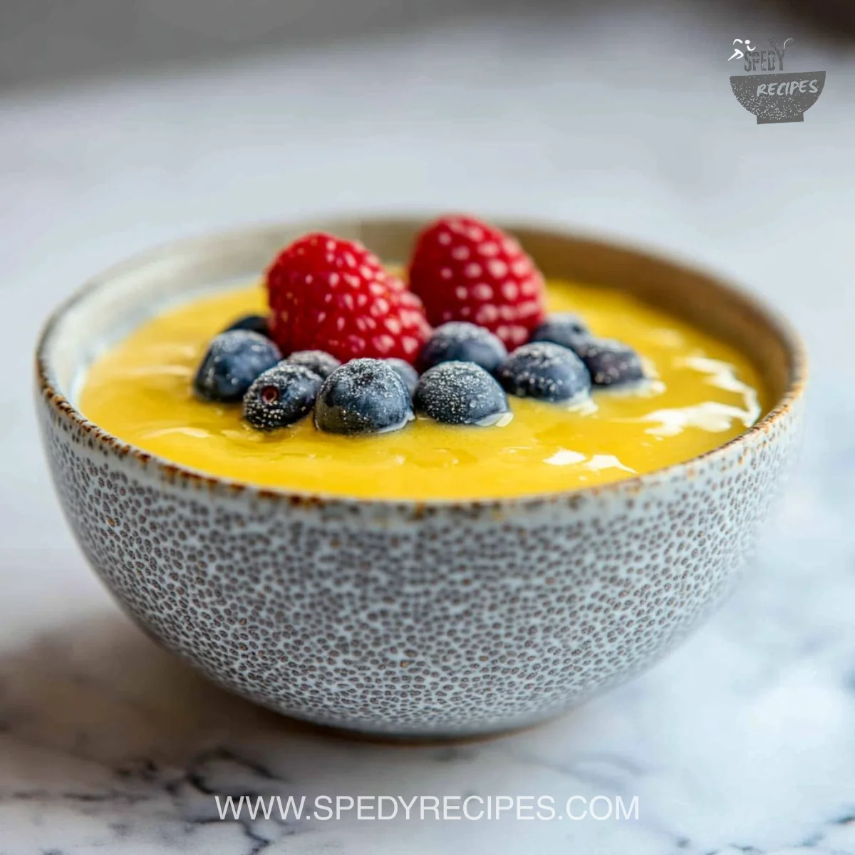 Lemon Curd Chia Pudding