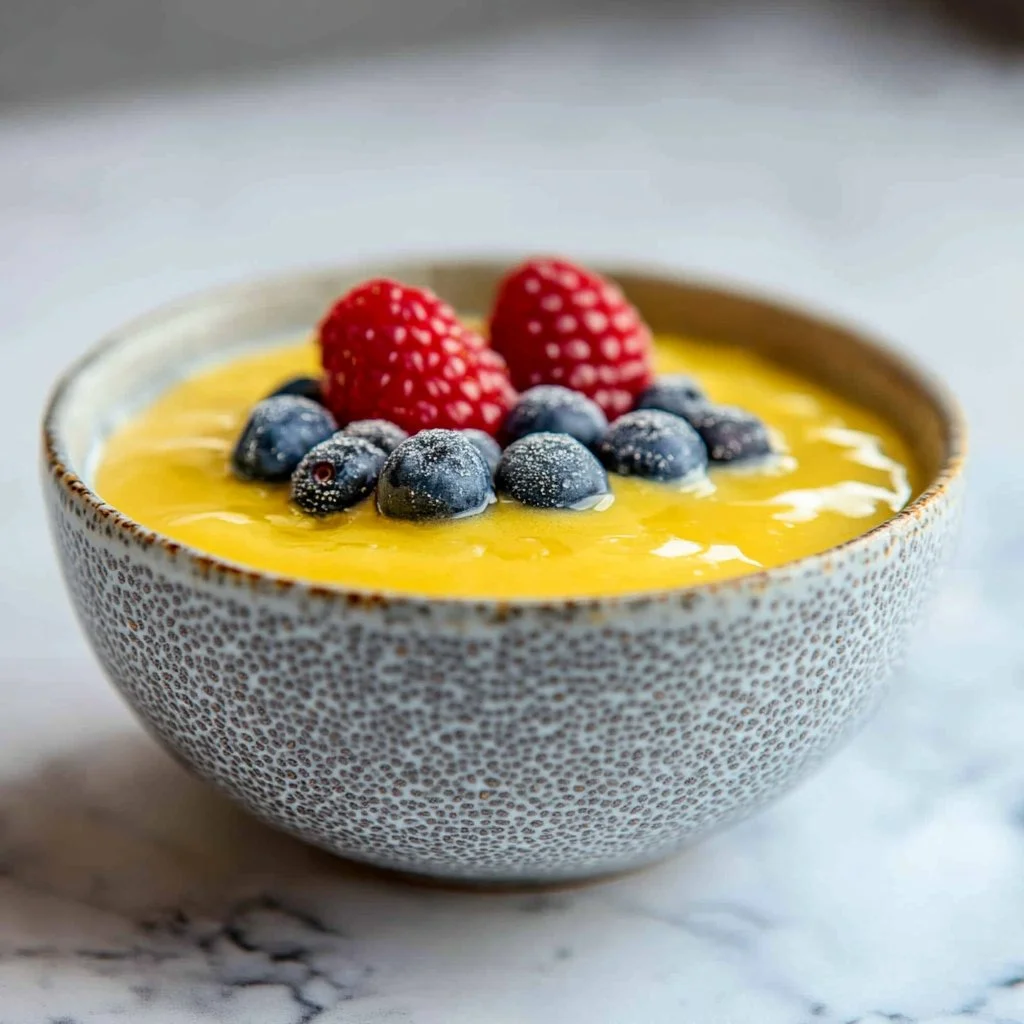 Lemon Curd Chia Pudding
