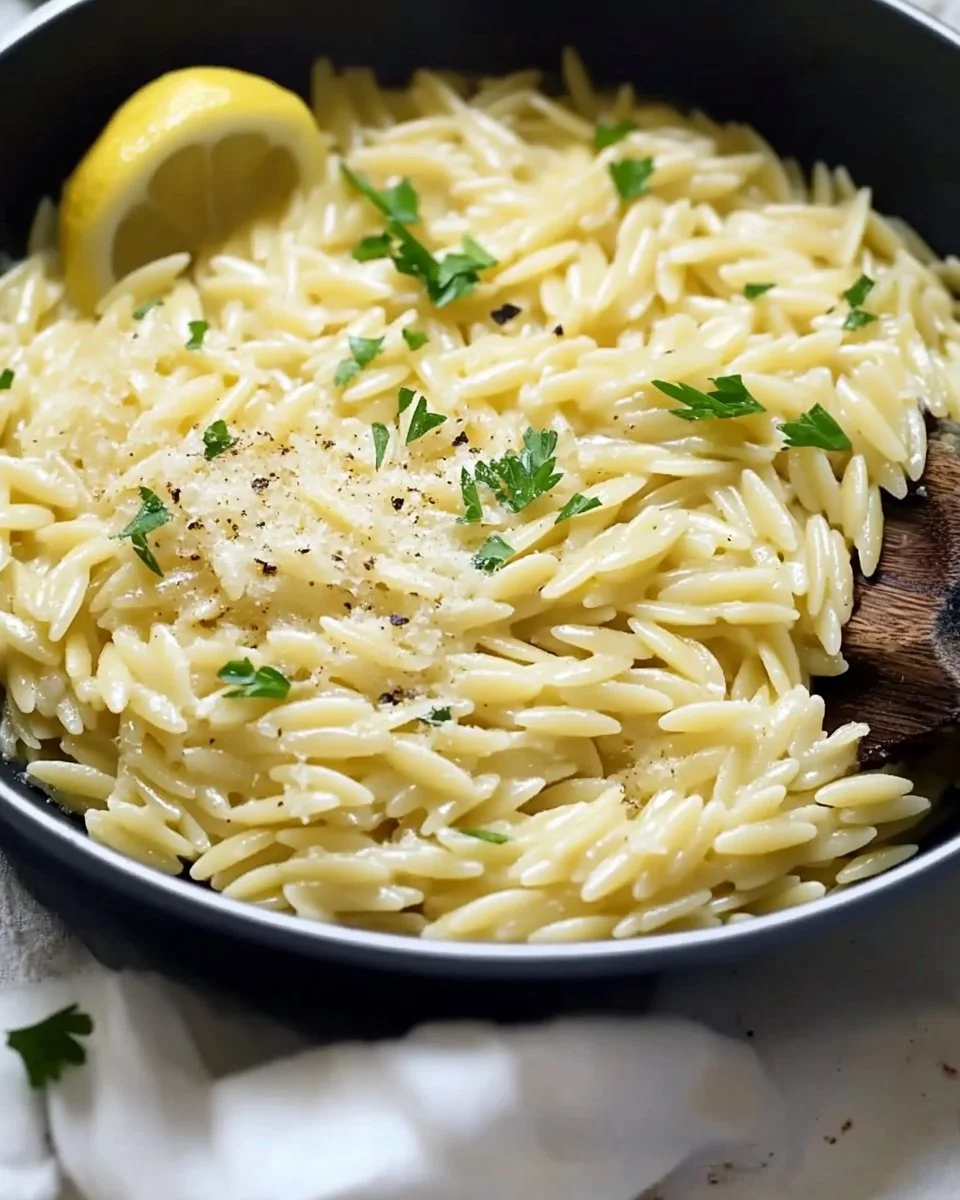 Lemon Orzo Pasta