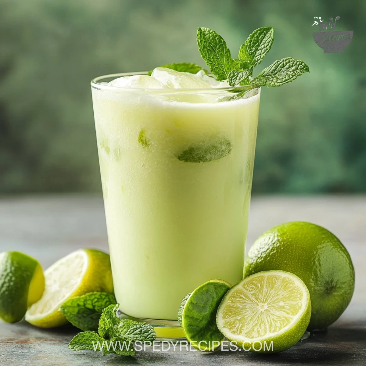 Lori's - Creamy Lemonade/Limeade Drinks 1. Egyptian Mint Lemonade Ingredients: 6 medium limes sliced 3 cups whole milk (optional) 1 cup cold water 1 cup gra… | Smoothie drink recipes, Nonalcoholic drink recipes, Lemonade drinks
