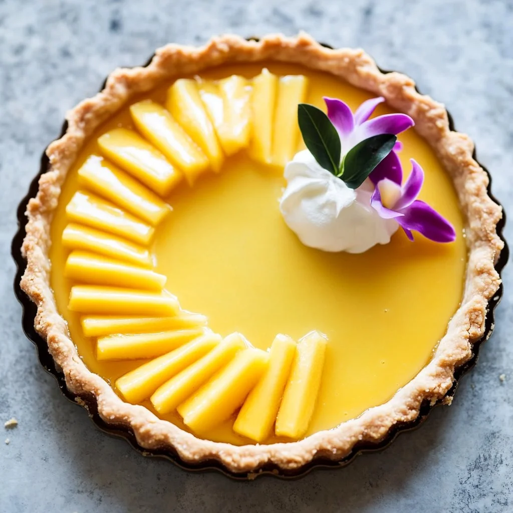Mango Curd Tart