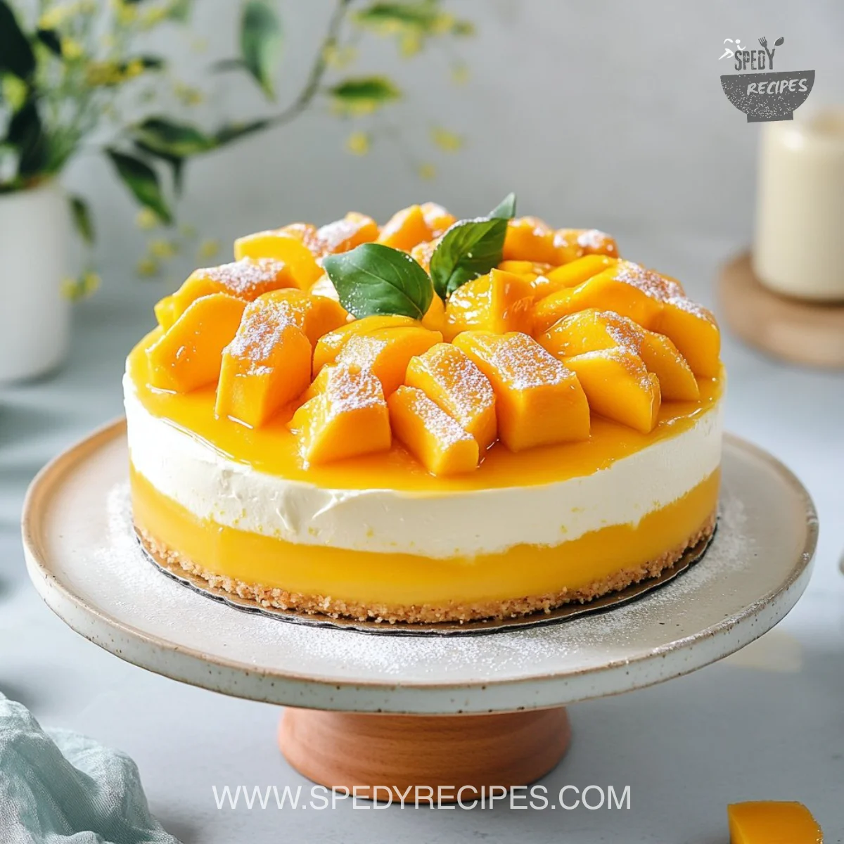 Mango Mousse Cake