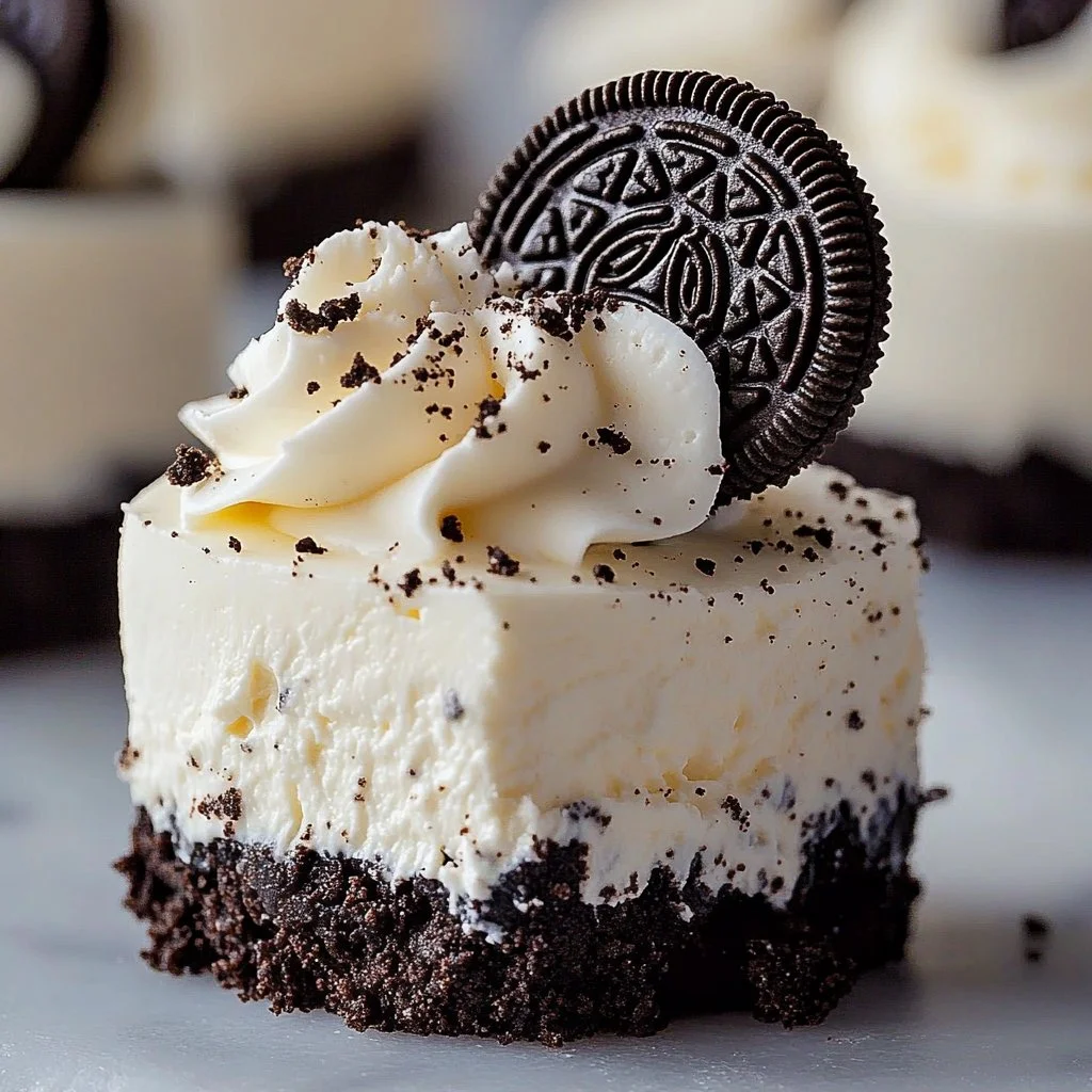 No-Bake Oreo Cheesecakes