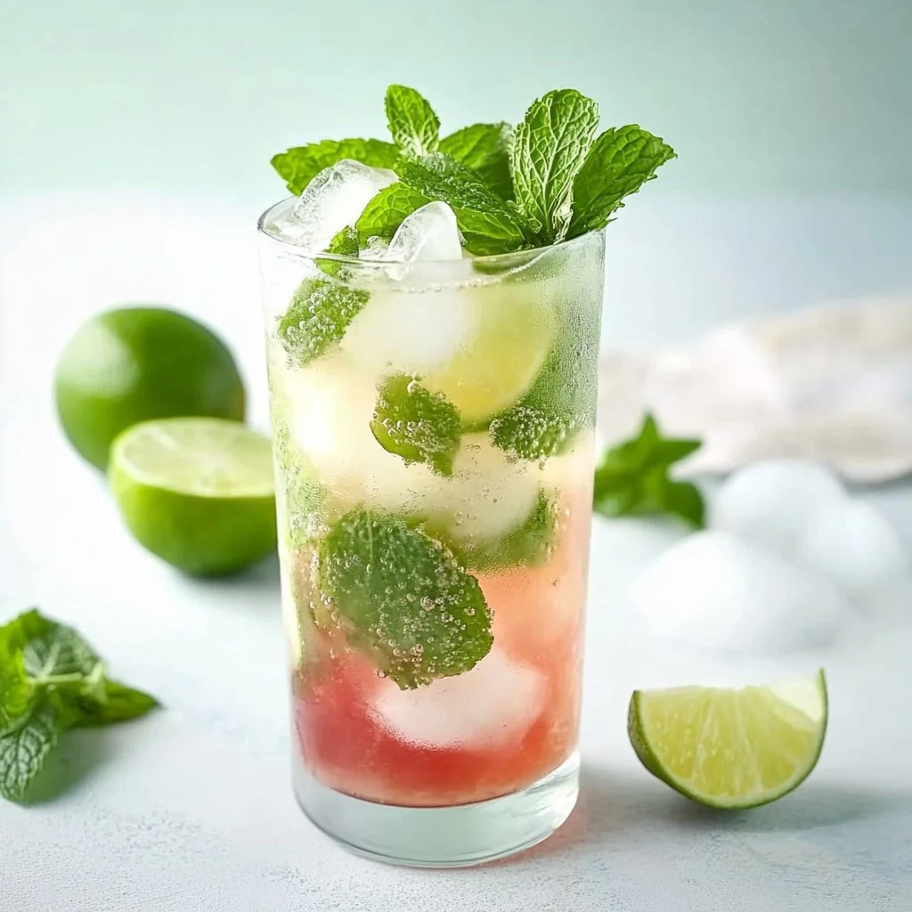 Non-Alcoholic Mojito Mocktail