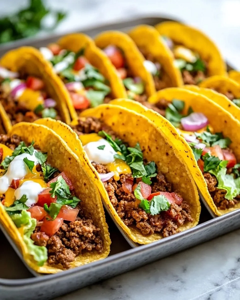 Oven-Baked Cheesy Tacos (Crispy & Loaded) You’ll Love!