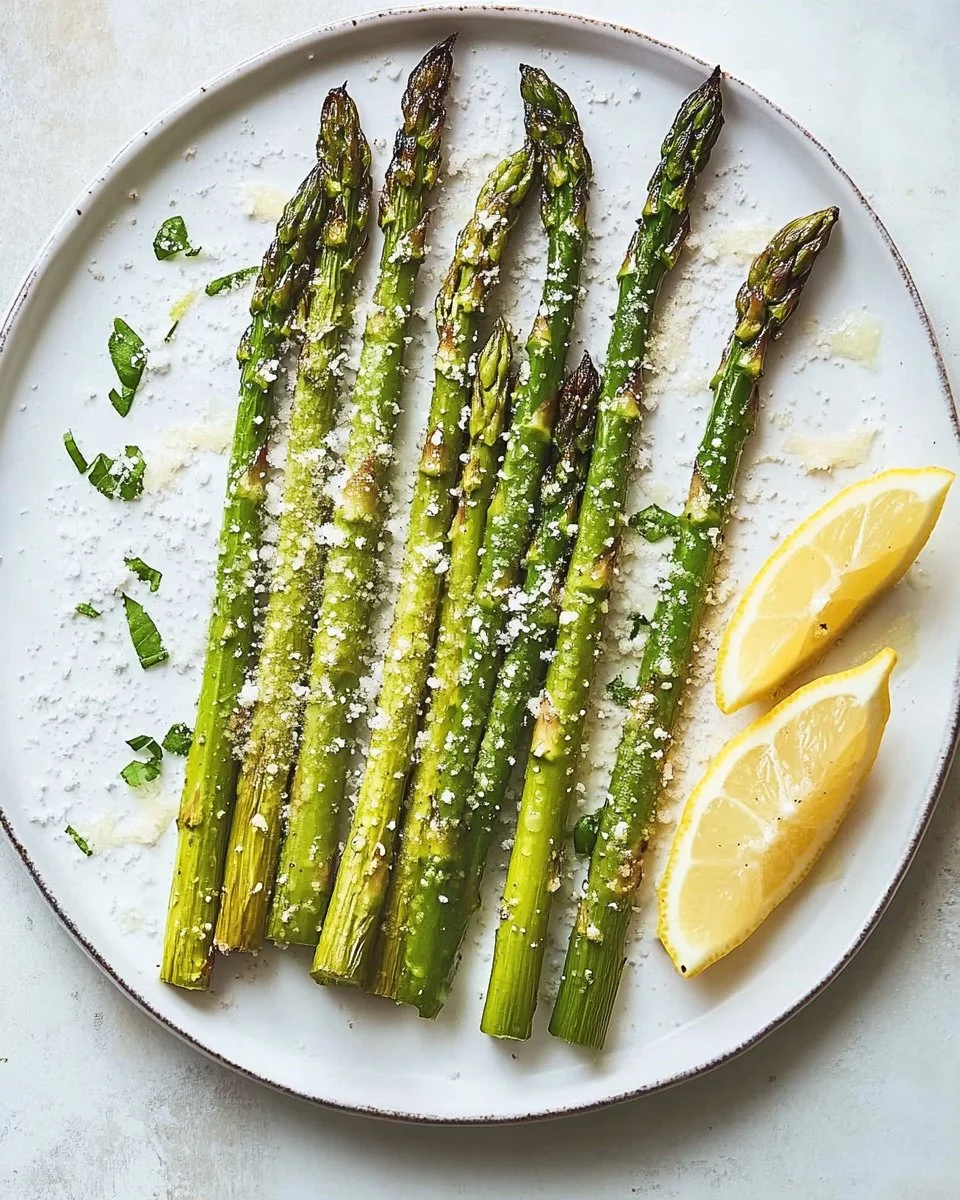 Oven Roasted Asparagus with Parmesan Cheese