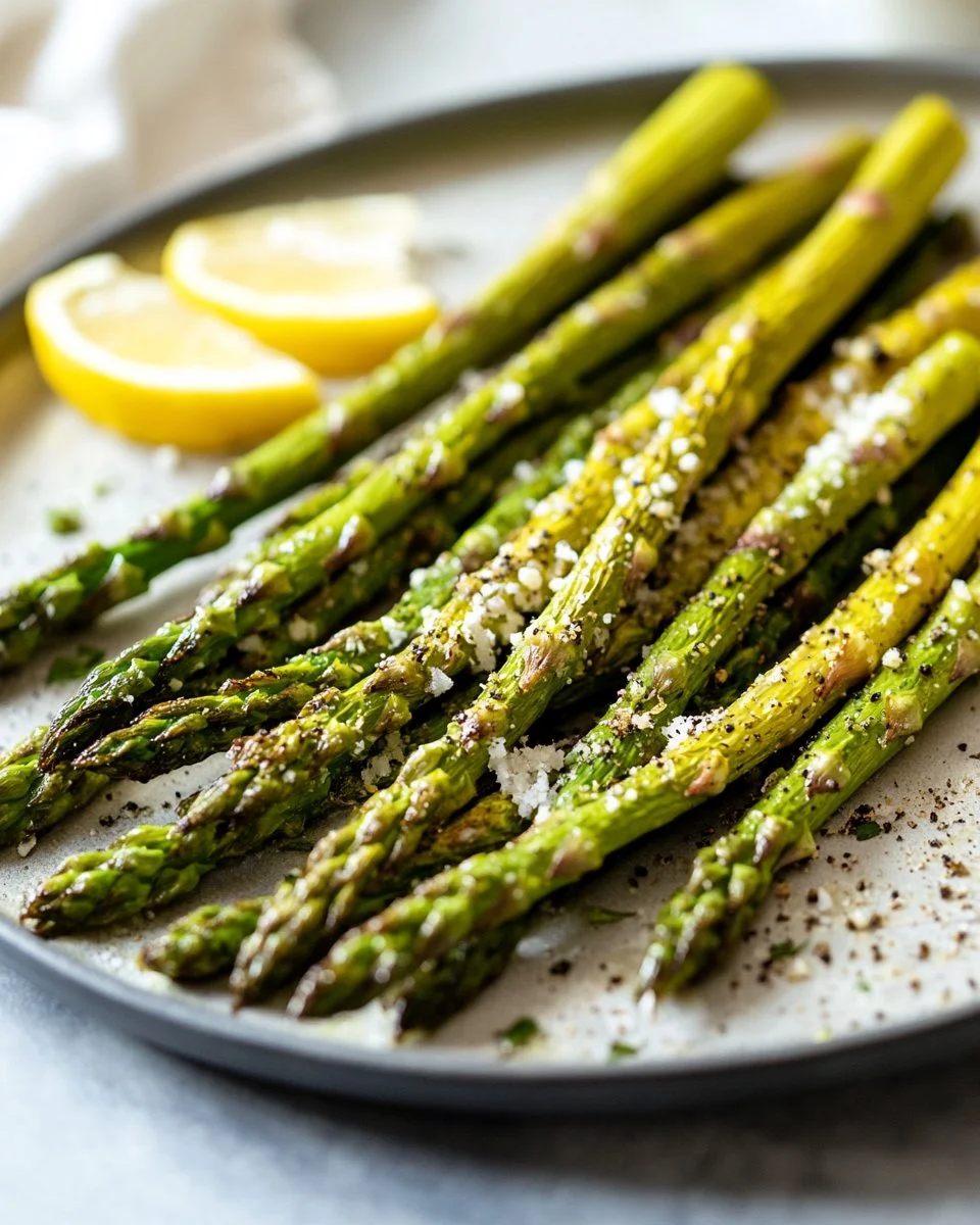 Oven Roasted Asparagus with Parmesan Cheese