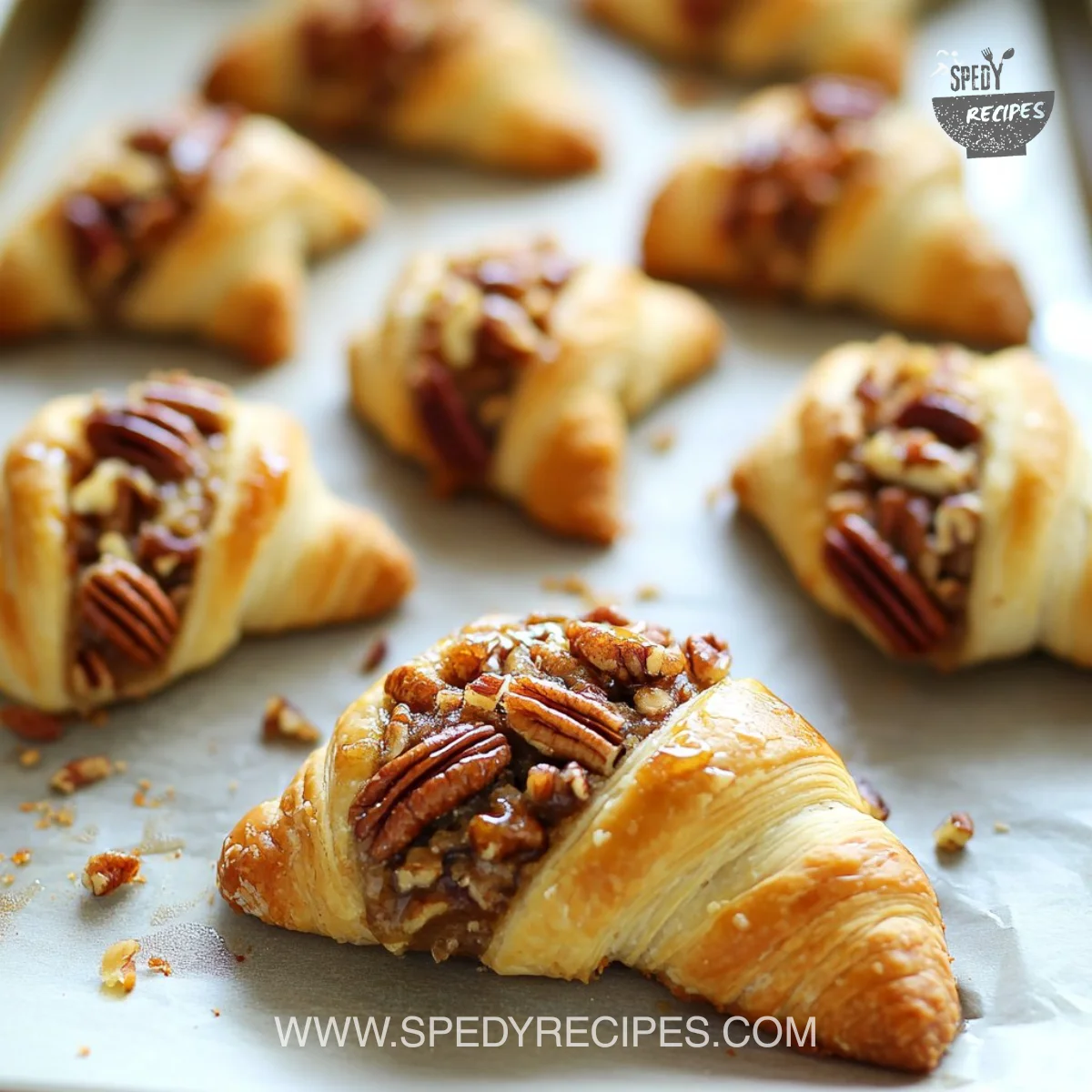 Pecan Pie Crescents Recipe