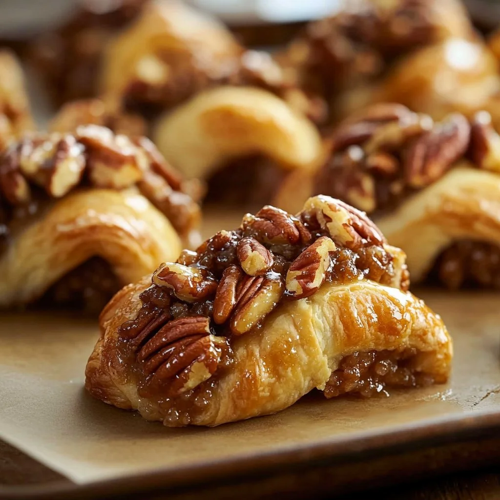 Pecan Pie Crescents Recipe
