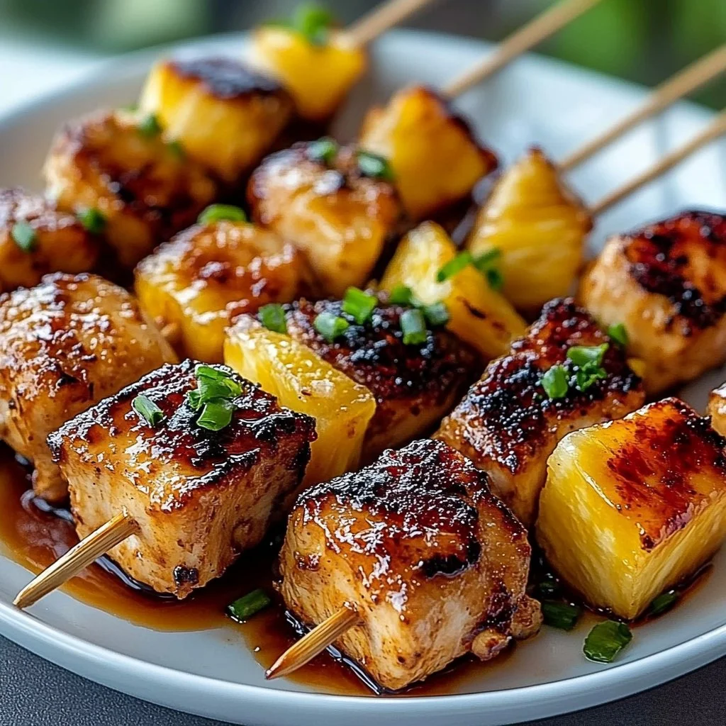 Pineapple Chicken Kabobs