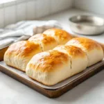 Freshly baked homemade bread ready to serve in just 20 minutes