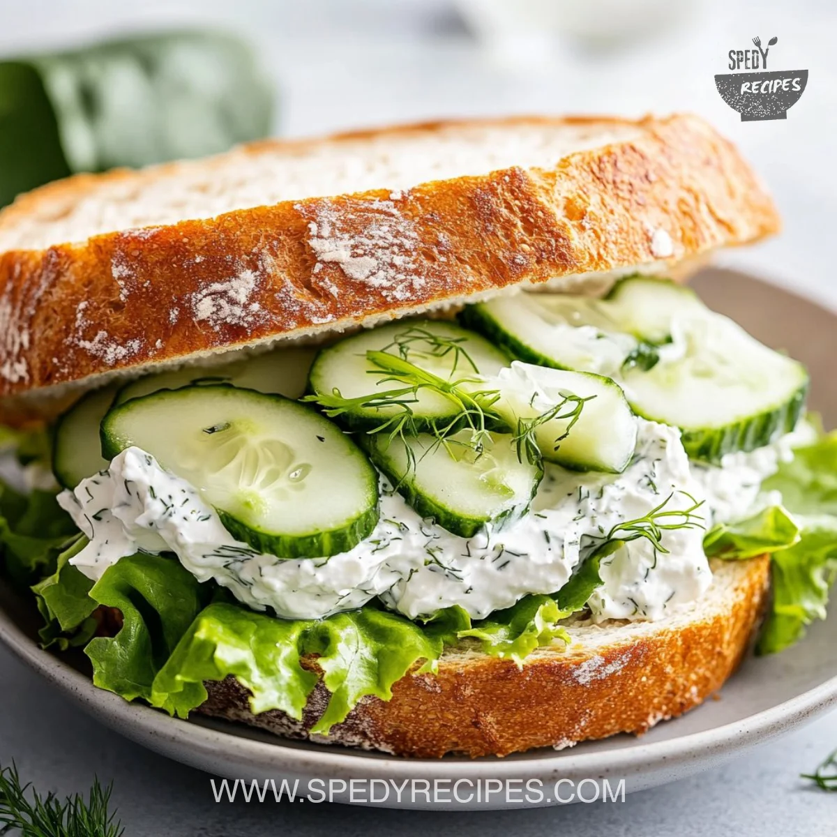 Quick Cucumber Salad Sandwiches