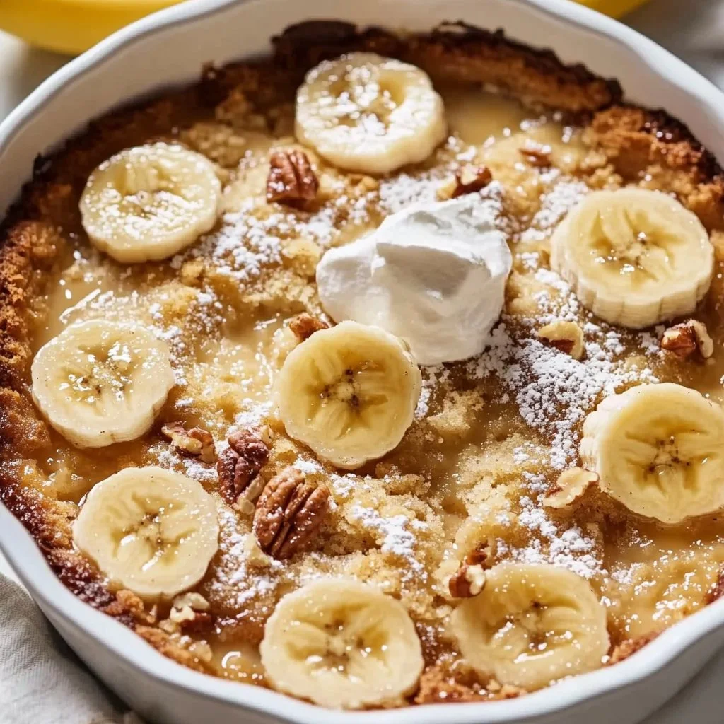 The Best Southern Banana Cobbler Dessert