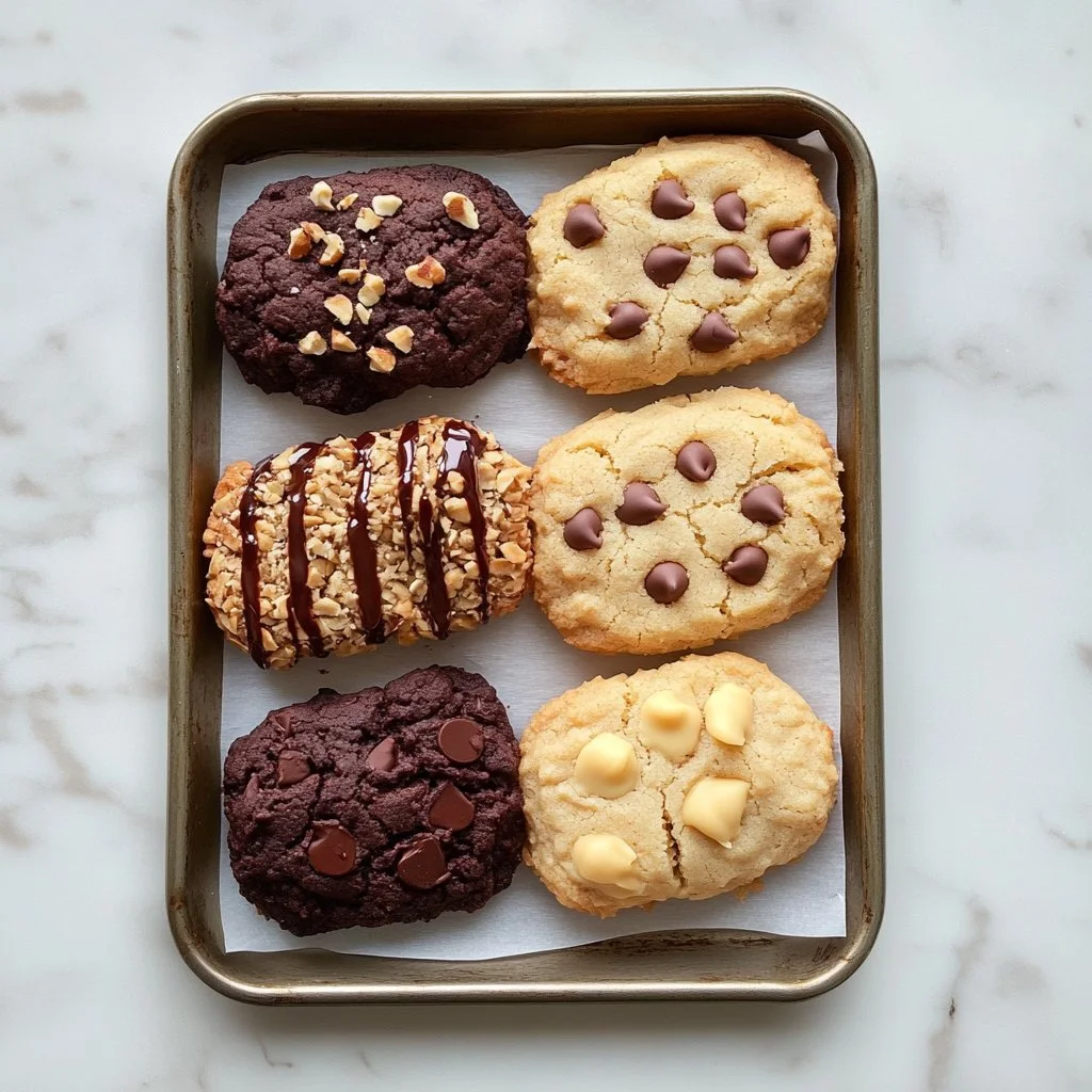 Three Cookies from One Dough