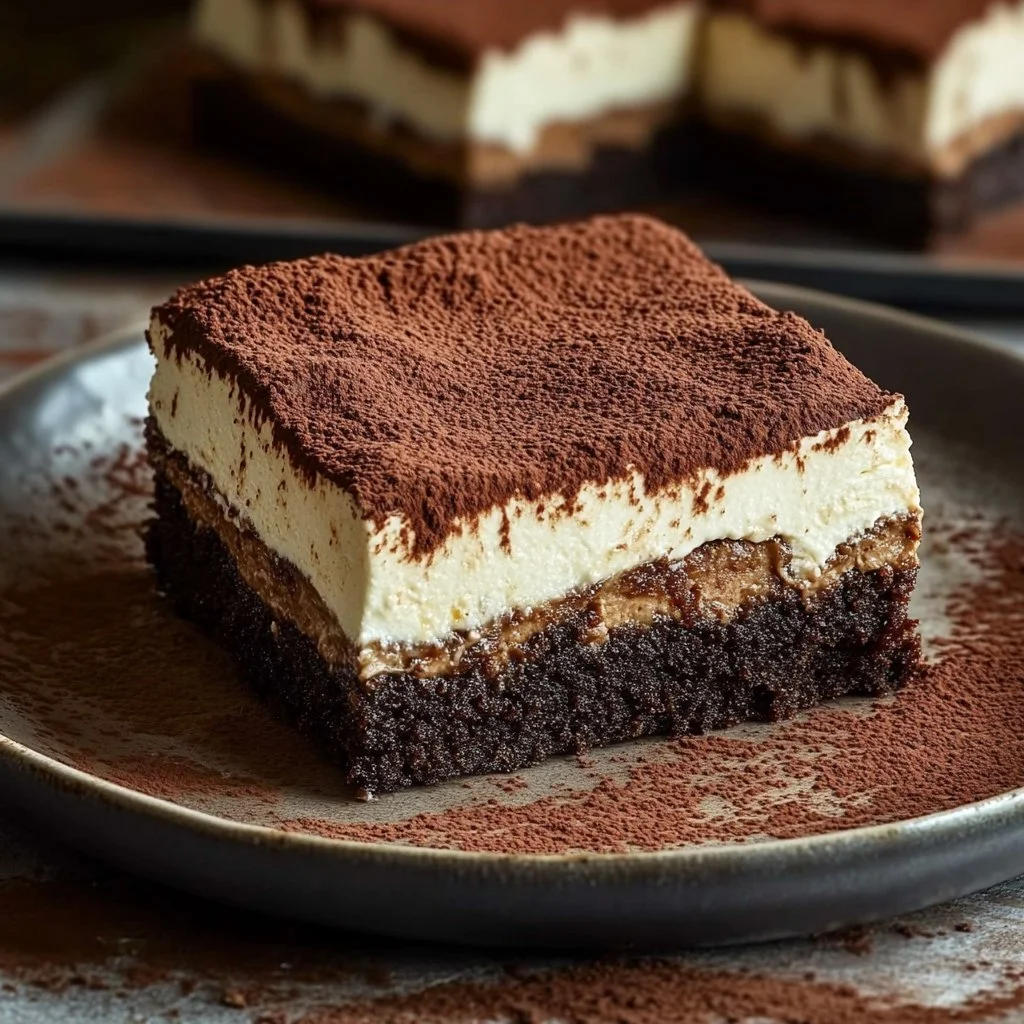 Tiramisu Brownies