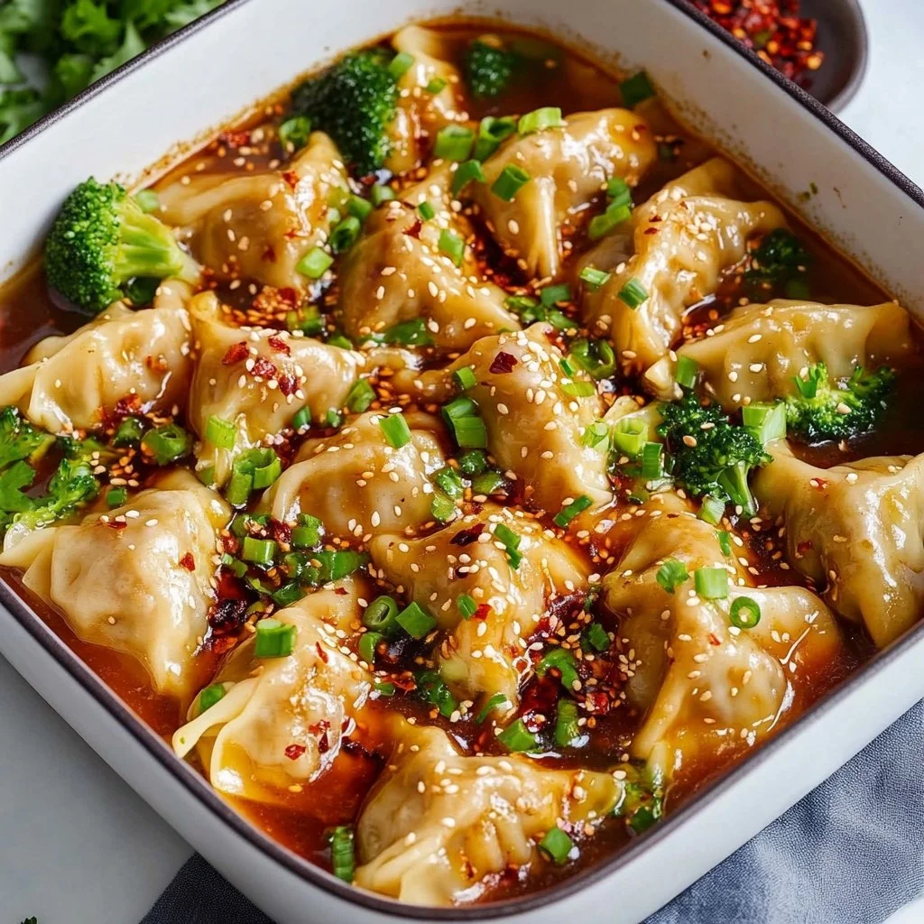 Viral Dumpling Bake