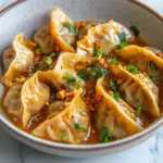 Delicious Trader Joe’s dumpling bake freshly out of the oven