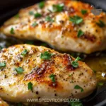 Delicious Blackstone Garlic Parmesan Chicken served on a plate