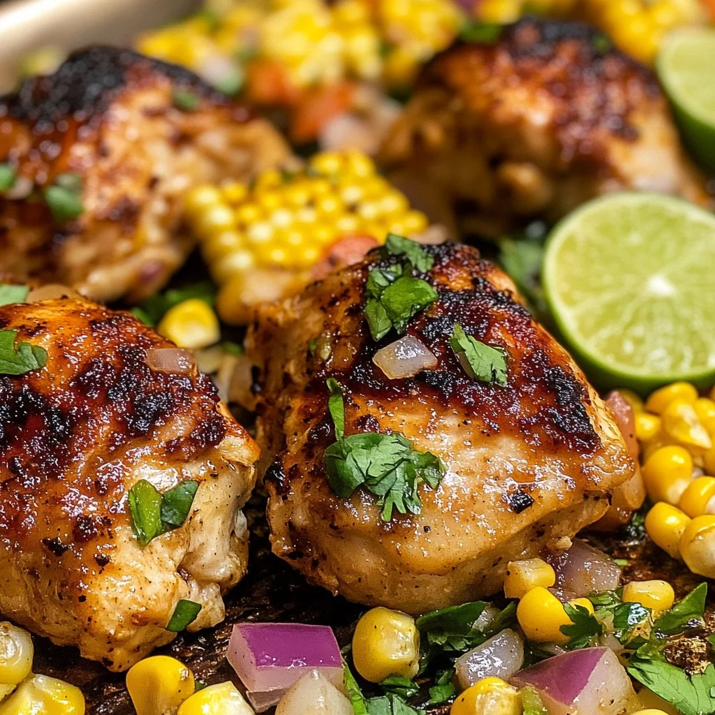 Blackstone Jalapeno Lime Chicken and Corn