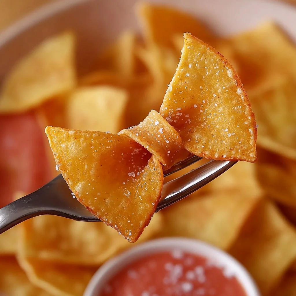 Bow-Shaped Tortilla Chips