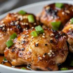 Marinated chicken with honey and soy sauce ready for grilling