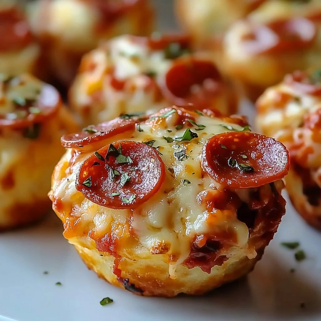 Easy Pizza Cupcakes