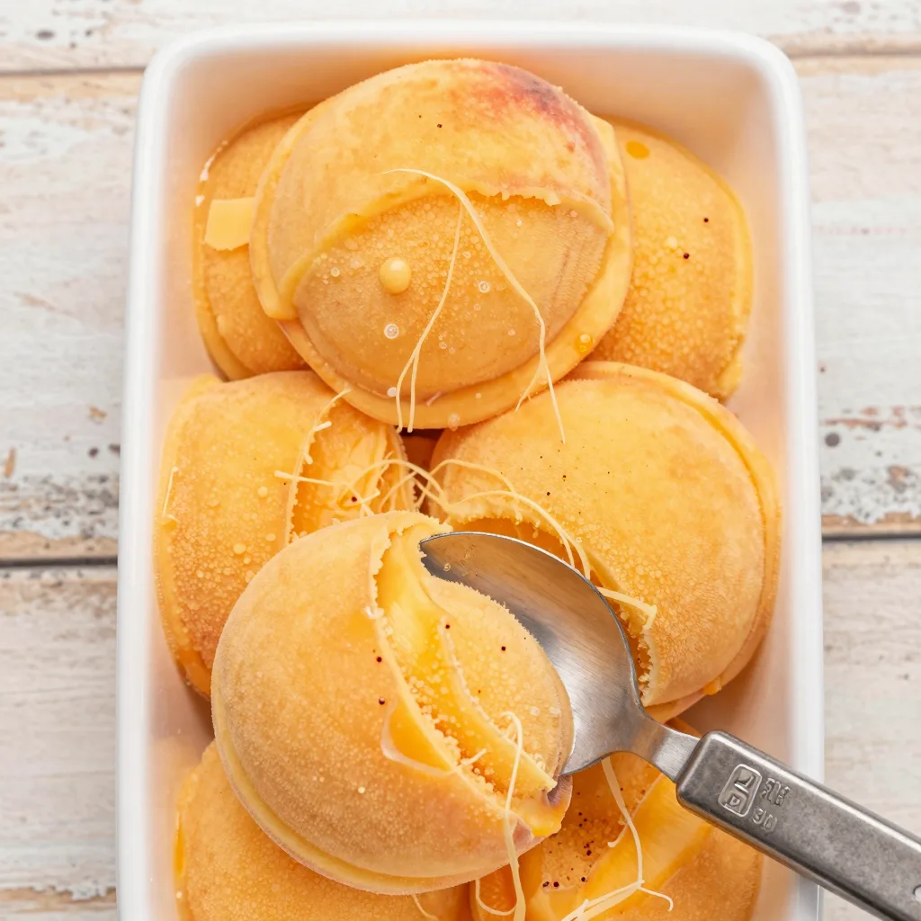 The Best Peach Sorbet Without Ice Cream Maker