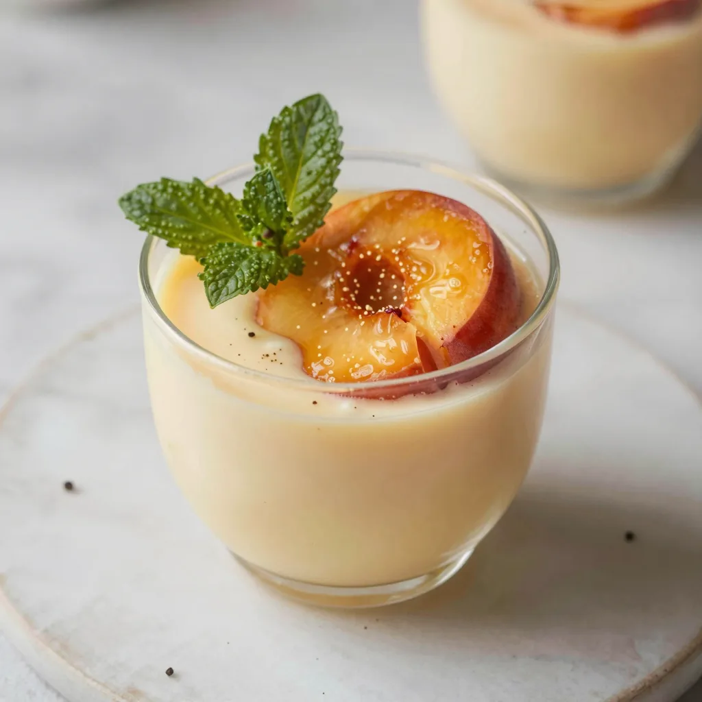 Homemade Peach Posset: A Creamy Summer Treat Recipe
