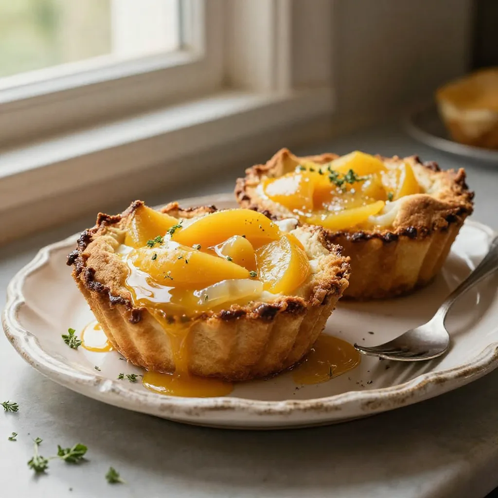 Peach Cobbler for Two