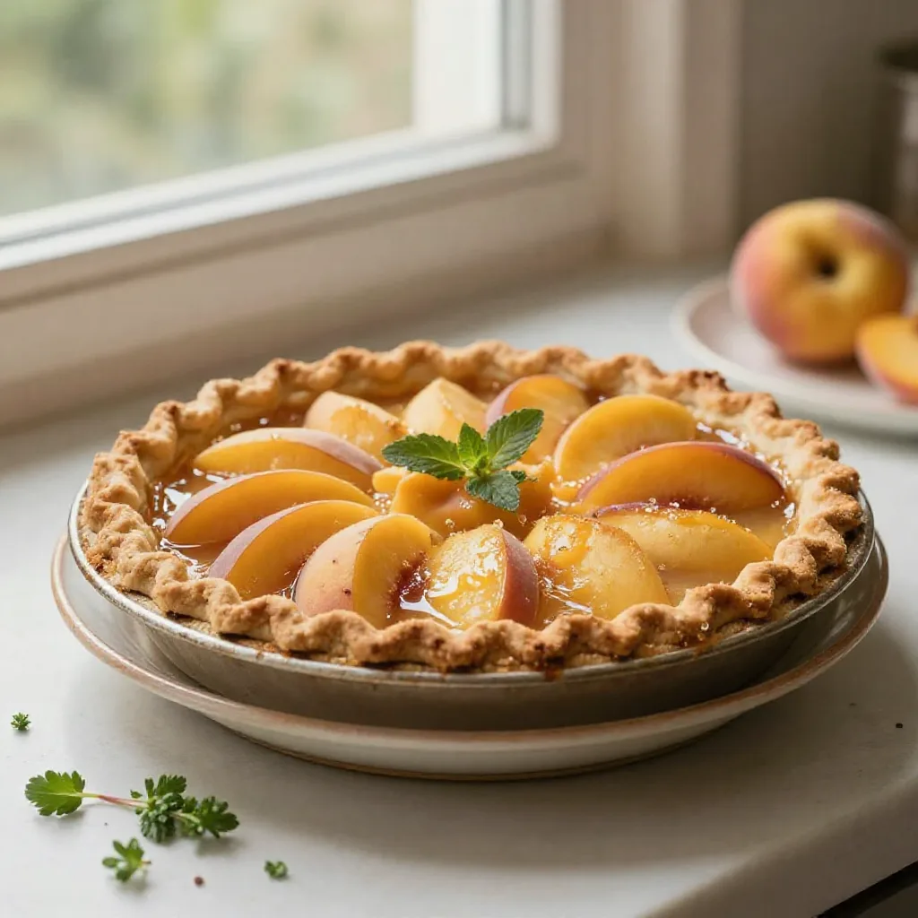 The Best Peach Pie