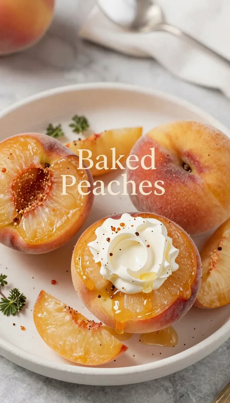 Save this Baked Peaches on Pinterest