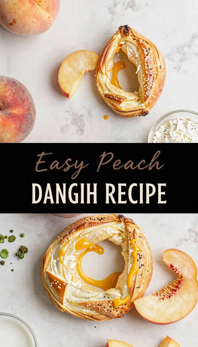 Save this Easy Peach Danish Recipe on Pinterest