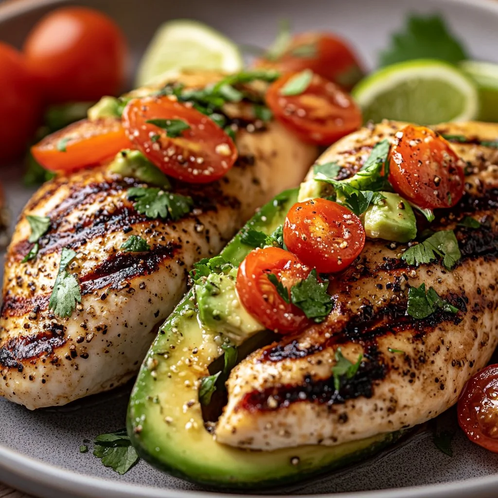 Juicy Grilled California Avocado Chicken