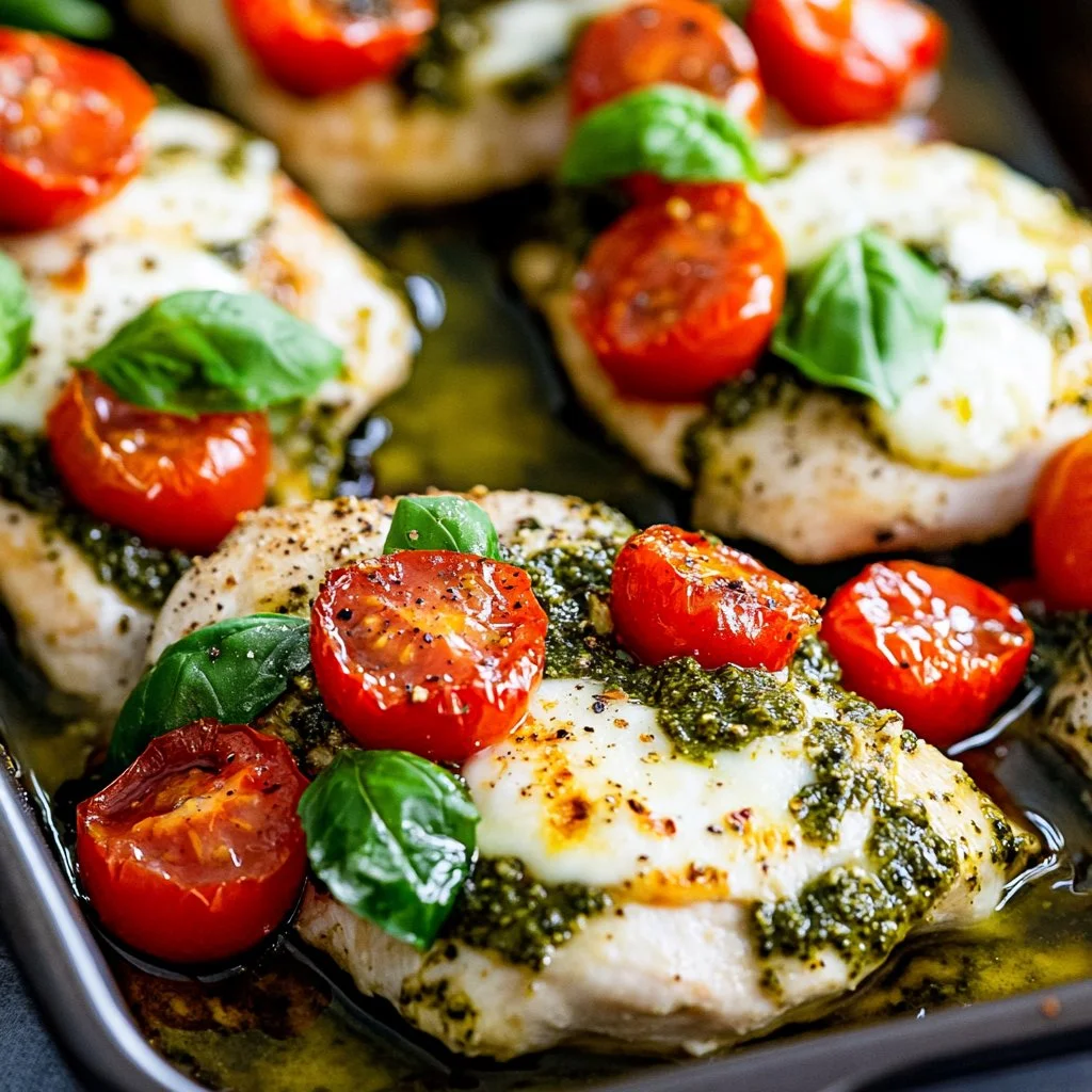 Pesto Bruschetta Chicken