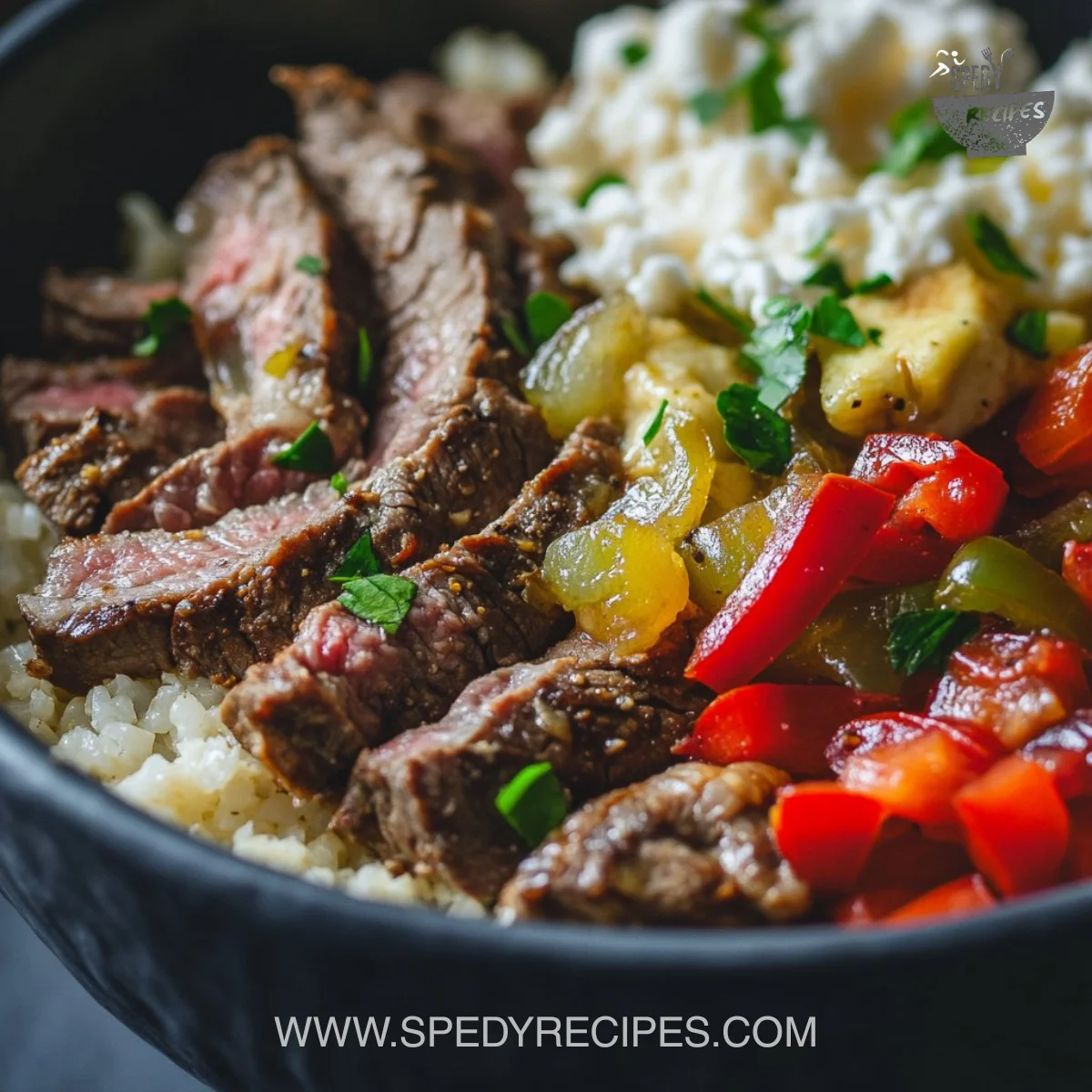 Philly Cheesesteak Bowls
