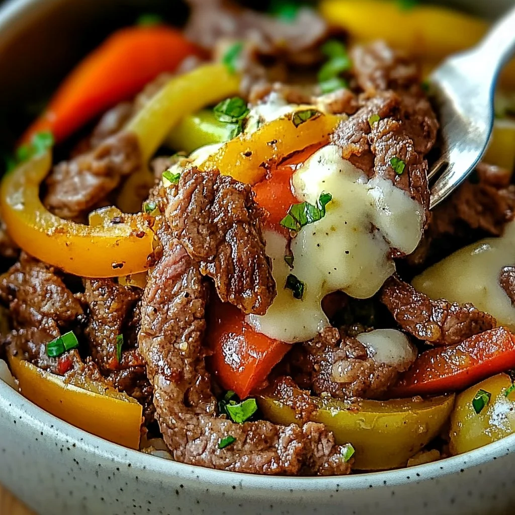 Philly Cheesesteak Bowls