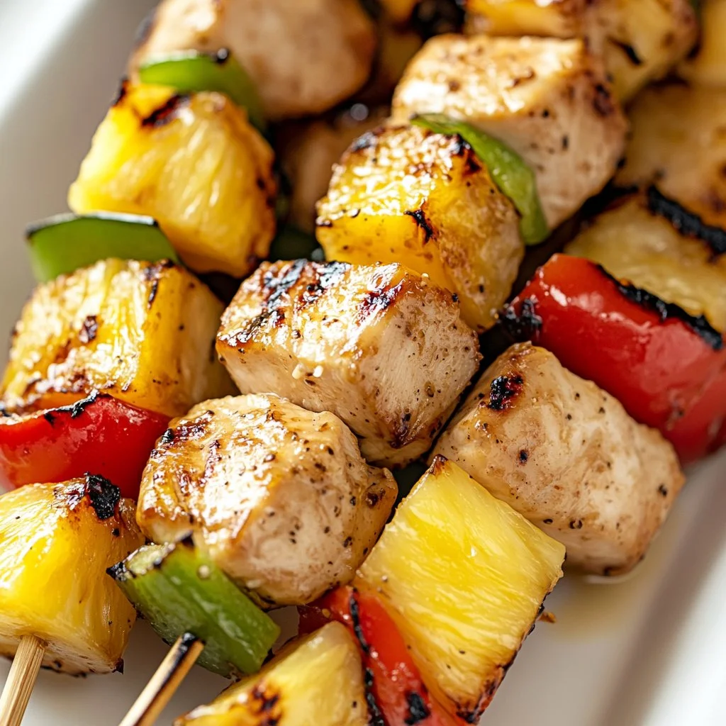 Pineapple Chicken Kabobs