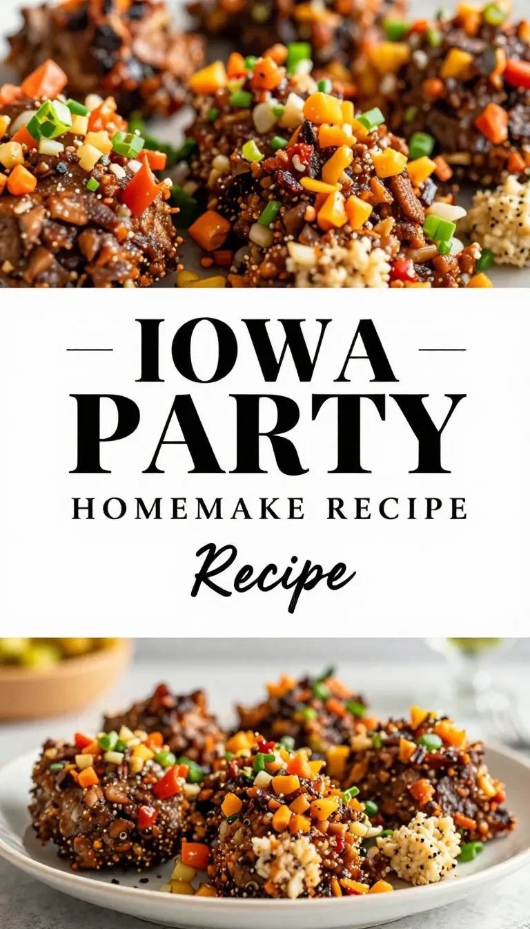 A platter of Iowa-inspired party bites served on a table for game day.