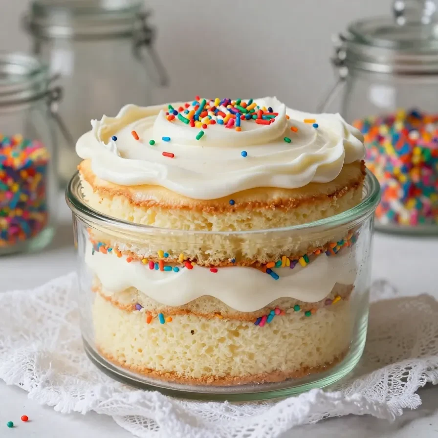 A close-up of freshly baked dot cakes arranged on a wooden plate.