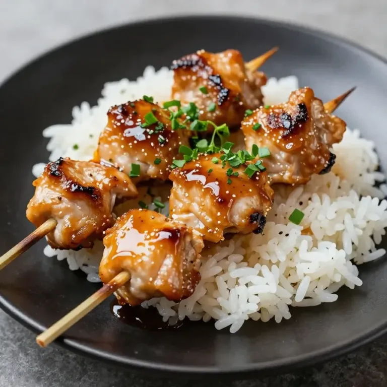 Teriyaki Chicken Skewers Recipe