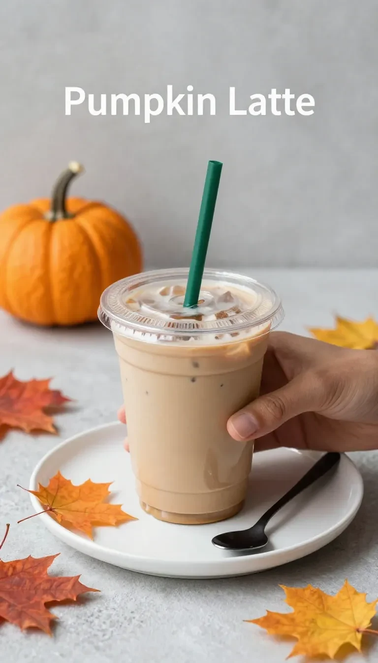 A homemade Starbucks-inspired Pumpkin Chai Oatmilk Latte served in a white mug with cinnamon garnish.
