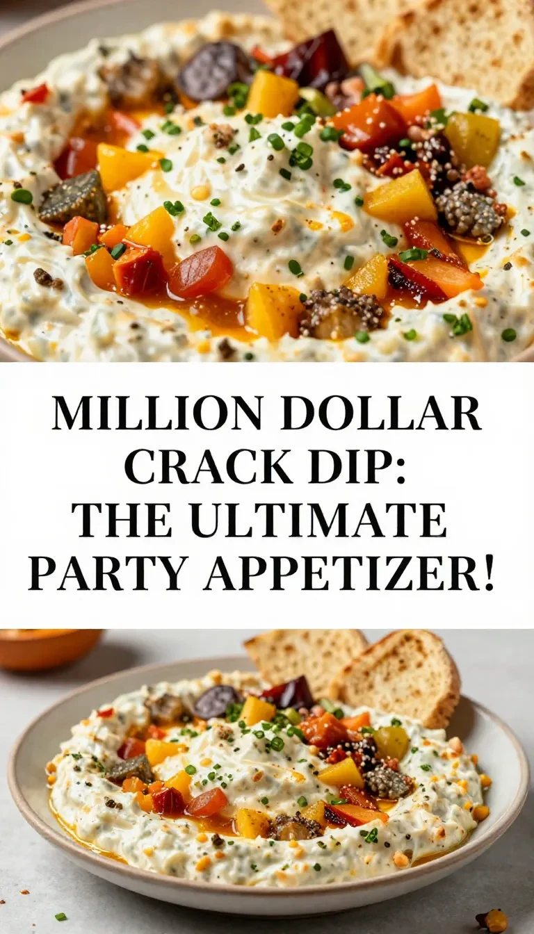 A bowl of Million Dollar Crack Dip surrounded by chips, ready to serve as a party appetizer.