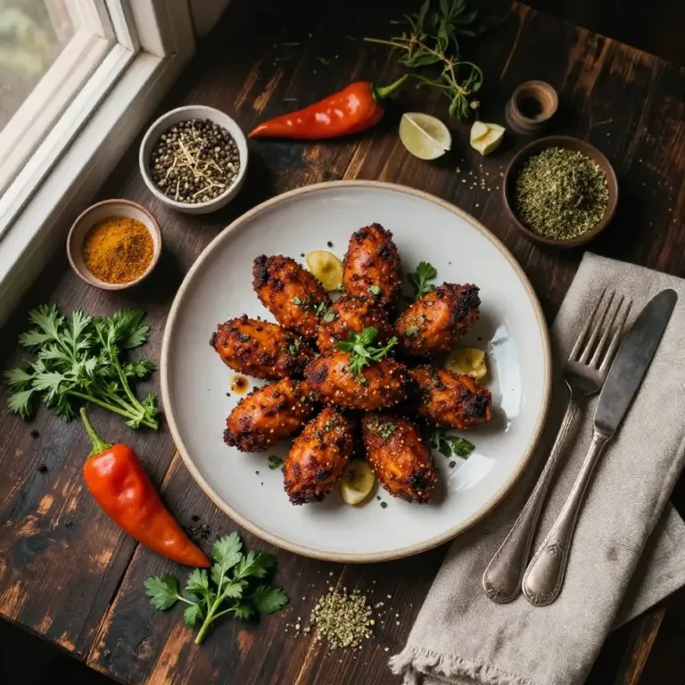 A plate of easy 3-ingredient little smokies served with toothpicks.