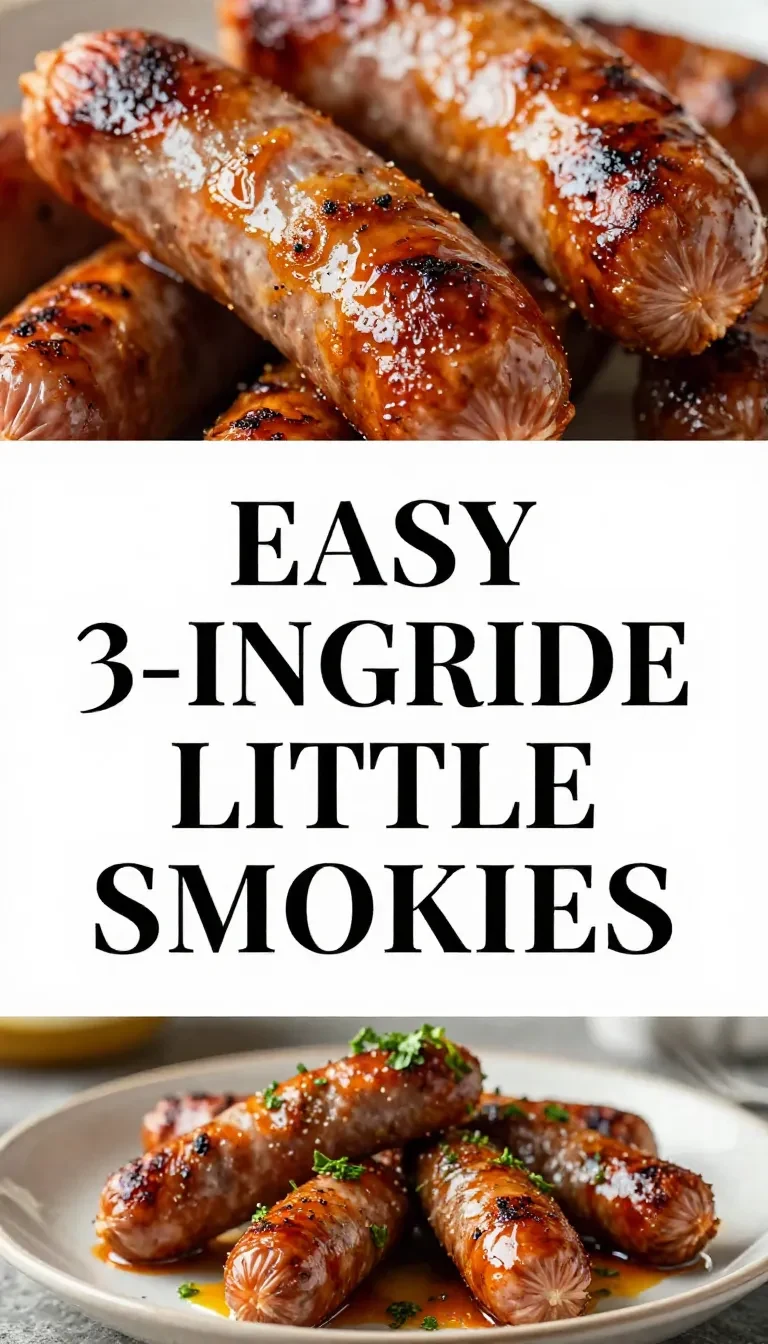 A plate of easy 3-ingredient little smokies served with toothpicks.