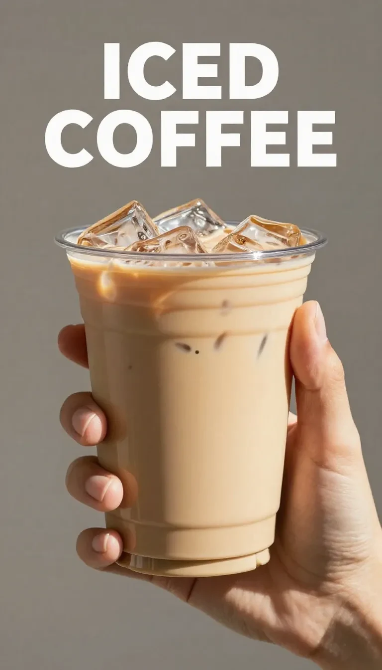 A Starbucks Iced Pumpkin Cream Chai Latte served in a glass cup with a creamy pumpkin foam topping.