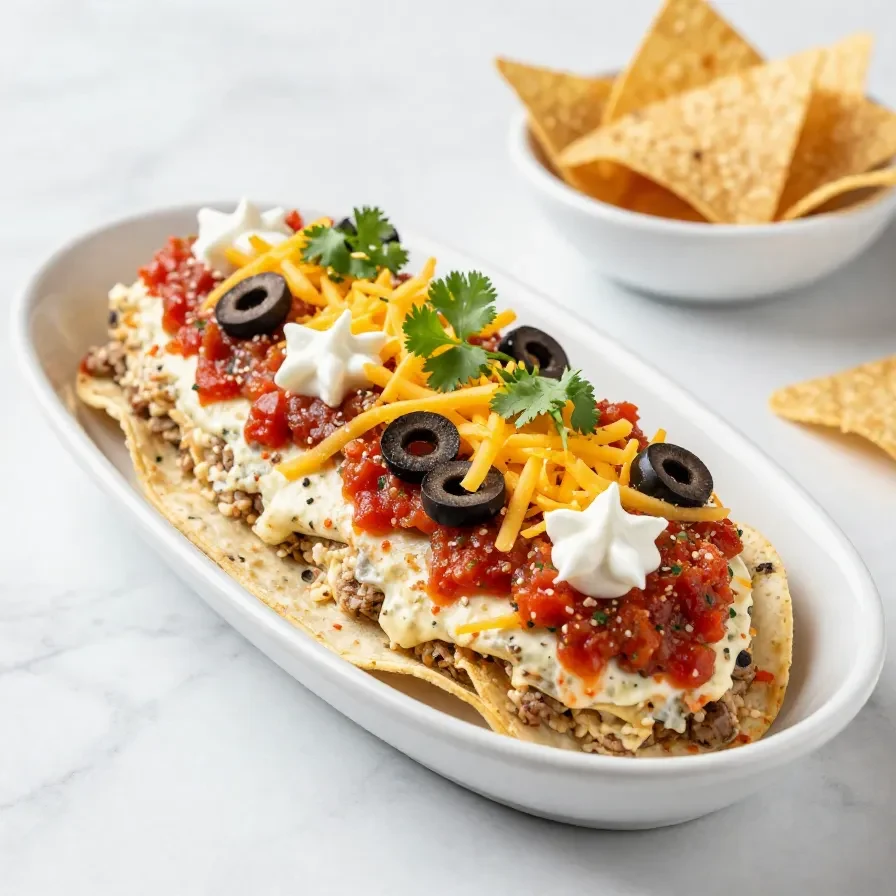 A colorful and artistic party dip presentation with various dips arranged in intricate patterns.